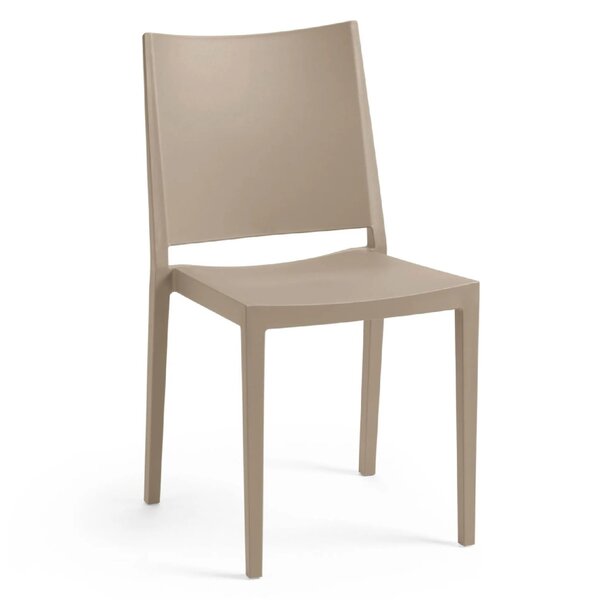 Stoel | Kunststof | Taupe | In-/Outdoor | 450x540x830(h)mm