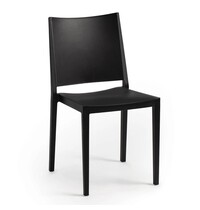 E.R.S. Stoel | Kunststof | Zwart | In-/Outdoor | 450x540x830(h)mm