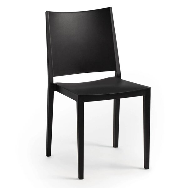 Stoel | Kunststof | Zwart | In-/Outdoor | 450x540x830(h)mm