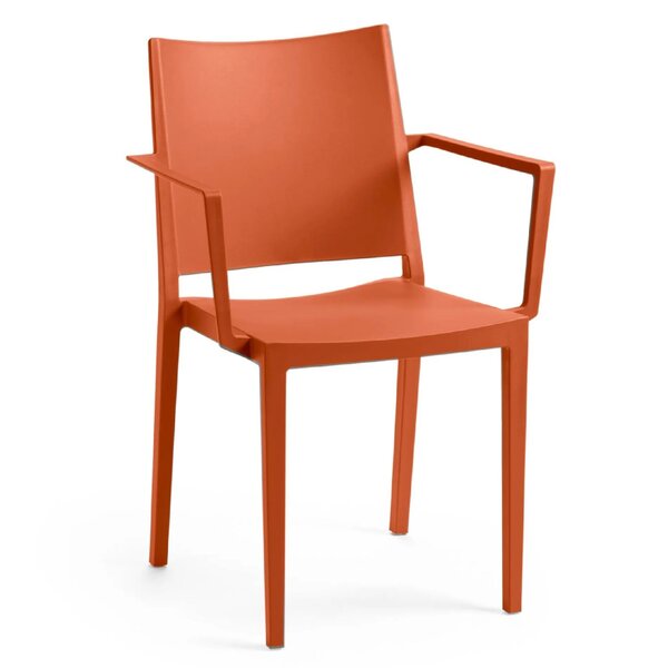 Stoel | Kunststof | Oranje | In-/Outdoor | 570x540x830(h)mm