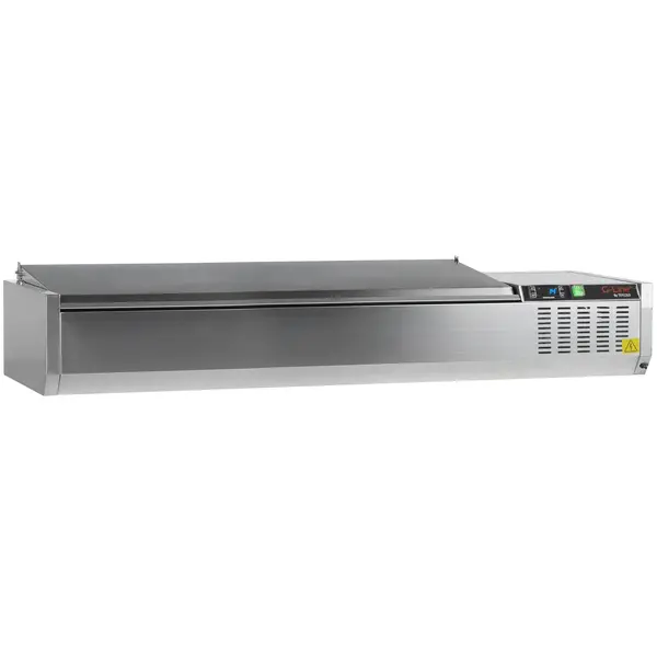 Opzetkoelvitrine | G-Line | 6x 1/3 GN | +2°C/+8°C | 1500x395x289(h)mm