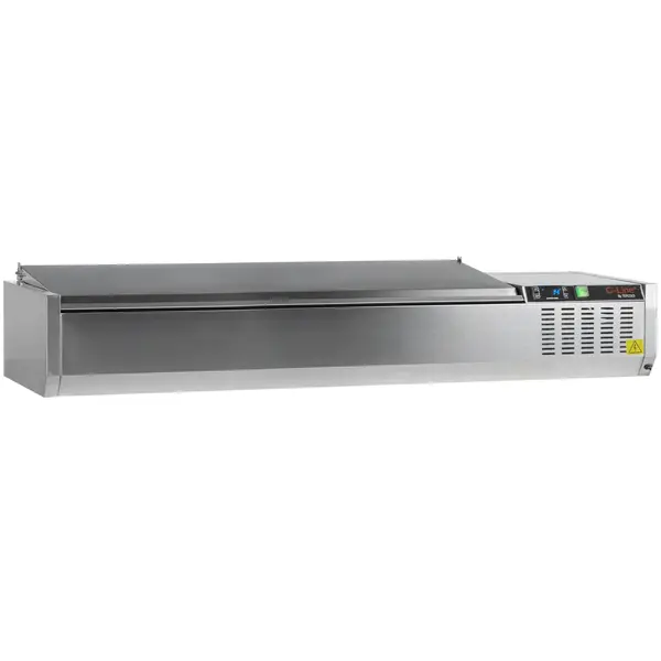 Opzetkoelvitrine | G-Line | 7x 1/3 GN | +2°C/+8°C | 1600x395x289(h)mm