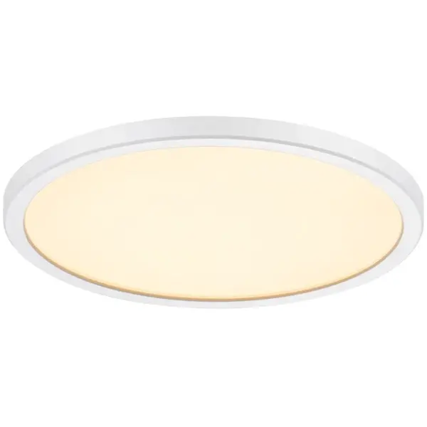 Plafondlamp | OJA | Wit | Incl. Lichtbron | Ø244x23(h)mm