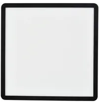 Nordlux Plafondlamp | OJA | Zwart | Incl. Lichtbron (Dimbaar) | 294x294x23(h)mm