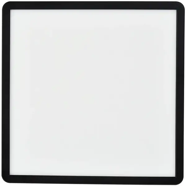 Plafondlamp | OJA | Zwart | Incl. Lichtbron (Dimbaar) | 294x294x23(h)mm