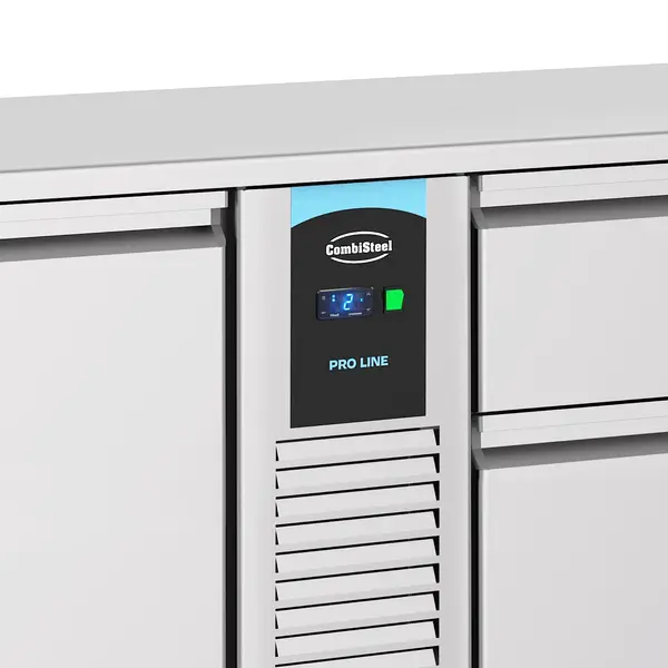 Koelwerkbank | ENERGY LINE | Energiezuinig | 632L | 2 Deuren + 4 Laden (1/1 GN) | -2°C/+8°C | Geforceerd | 2270x700x850(h)mm