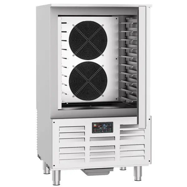 Blastschiller | PRO LINE | 10 Niveaus (1/1 GN) | Max. 30kg (Koelen) / 25kg (Vriezen) | 2.2kW (230V) | 800x750x1410(h)mm