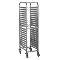 Tefcold Regaalwagen | Tefcold RIC/RTC RANGE | RVS | 20 Etages (1/1 GN) | Wielen (Geremd) 