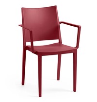 E.R.S. Stoel | Kunststof | Rood | In-/Outdoor | 570x540x830(h)mm 