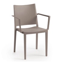 E.R.S. Stoel | Kunststof | Taupe | In-/Outdoor | 570x540x830(h)mm 