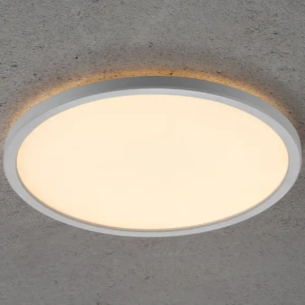 Plafondlamp | OJA | Wit | Incl. Lichtbron (Dimbaar) | Ø294x23(h)mm