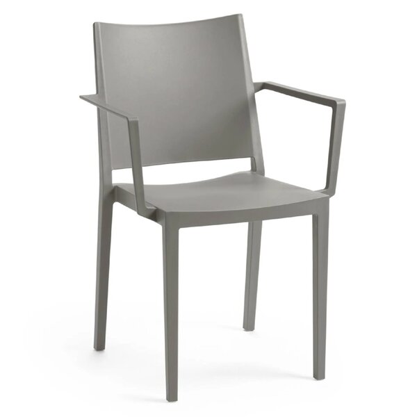 Stoel | Kunststof | Grijs | In-/Outdoor | 570x540x830(h)mm