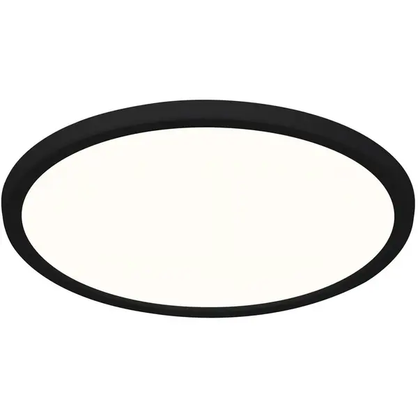 Plafondlamp | OJA | Zwart | Incl. Lichtbron | Ø294x23(h)mm