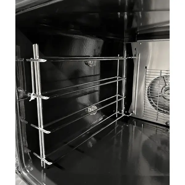 Heteluchtoven | CUBE | 4 Niveaus (EN600x400) | Elektrisch | 50°C/300°C | 6.4kW (400V) | Bevochtiging (Handmatig) | 834x765x572(h)mm