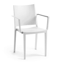 E.R.S. Stoel | Kunststof | Wit | In-/Outdoor | 570x540x830(h)mm 