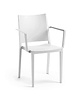 E.R.S. Stoel | Kunststof | Wit | In-/Outdoor | 570x540x830(h)mm 