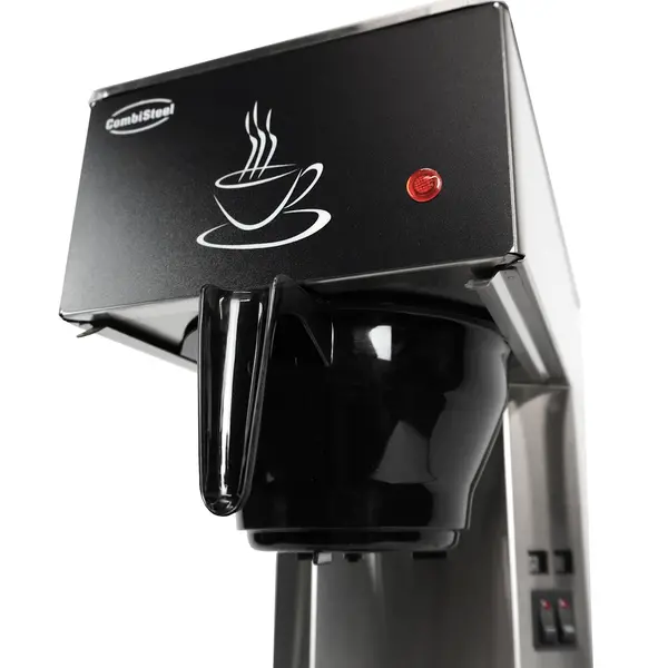 Koffiezetapparaat | RVS | Enkel | 1.8L | Warmhoudfunctie | Incl. Glazen Kan | 2.02kW (230V) | 205x405x455(h)mm