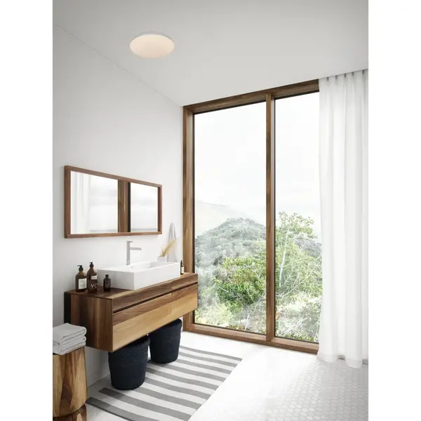 Plafondlamp | MONTONE | Wit | Incl. Lichtbron | Ø300x95(h)mm