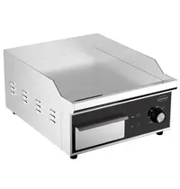 CombiSteel Bak-/Grillplaat | Elektrisch | Glad Oppervlak 356x380 (RVS) | 50°C/300°C | 2kW (230V) | 360x450x220(h)mm 