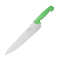 Hygiplas Koksmes | RVS | Groen (Groente & Fruit) | Lengte 380mm