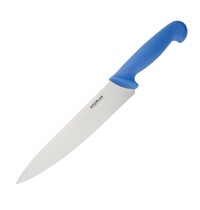 Hygiplas Koksmes | RVS | Blauw (Vis) | Lengte 345mm
