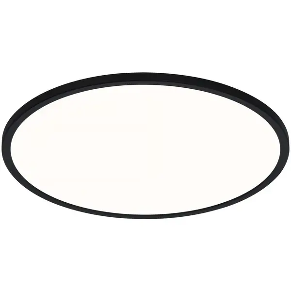 Plafondlamp | OJA | Zwart | Incl. Lichtbron (Dimbaar) | Ø424x23(h)mm