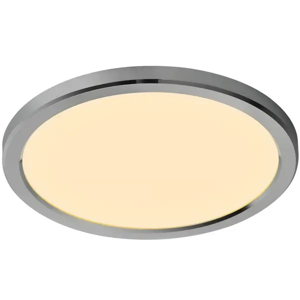Plafondlamp | OJA | Chroom | Incl. Lichtbron (Dimbaar) | Ø244x25(h)mm