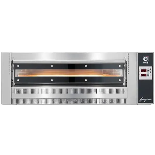 Pizzaoven | GIORGIONE | Gas | 4x Ø35cm | ≤450°C | 15kW/0.15kW (230V) | Stapelbaar | 1230x1120x810(h)mm