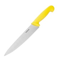 Hygiplas Koksmes | RVS | Geel (Gevogelte) | Lengte 345mm