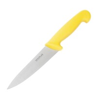 Hygiplas Koksmes | RVS | Geel (Gevogelte) | Lengte 295mm