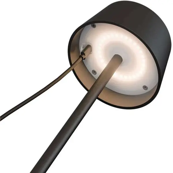 Tafellamp | Zwart | Incl. Lichtbron (Dimbaar) | Draadloos | Ø116x320(h)mm