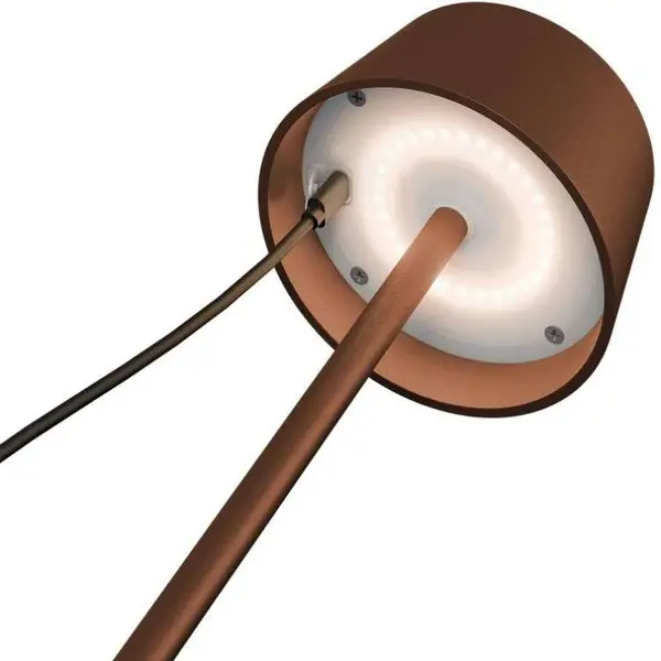 Tafellamp | Brons | Incl. Lichtbron | Draadloos | Ø116x320(h)mm