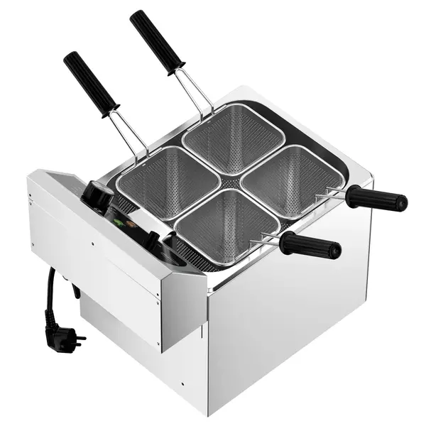 Pastakoker | Elektrisch | 8L | 30°C/110°C | 3.15kW (230V) | Aftapkraan | 266x470x269/364(h)mm