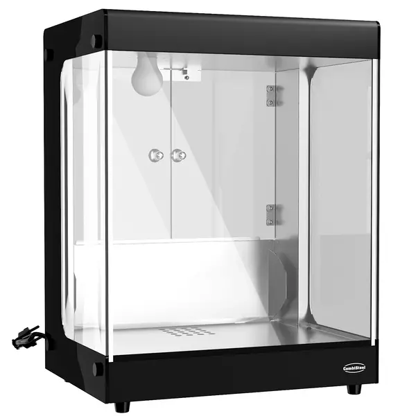 Nacho-Warmhoudvitrine | Zwart | Statisch | 0.19kW (230V) | 462x365x588(h)mm