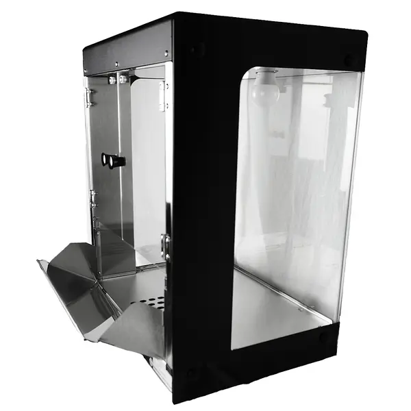 Nacho-Warmhoudvitrine | Zwart | Statisch | 0.19kW (230V) | 462x365x588(h)mm
