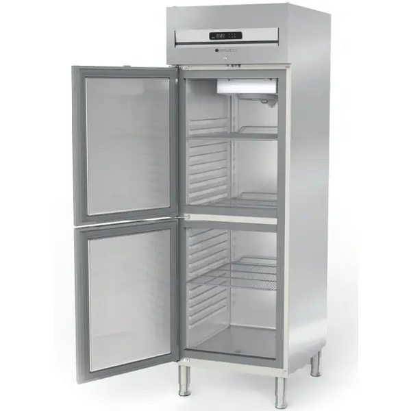 Koelkast | 645L (2/1 GN) | RVS | -2°C/+8°C | Geforceerd | Temperatuur-/Deuralarm | 680x860x2110/2175(h)mm