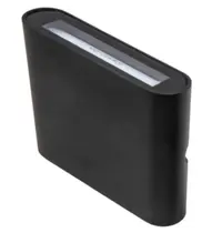 Tronix Wandlamp | Zwart | Incl. Lichtbron (Dimbaar) | 115x28x90(h)mm