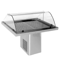 Mastro Viskoeltoonbank | -5°C | Plaatkoeling | Wielen | 1440x900x1200(h)mm