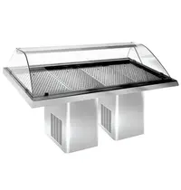 CombiSteel Viskoeltoonbank | -5°C | Plaatkoeling | Wielen | 2320x920x1180(h)mm 