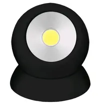 Entac Wandlamp | Zwart | Incl. Lichtbron (Dimbaar) | Draadloos | Ø76x81(h)mm