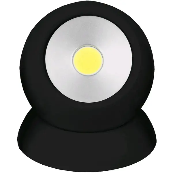 Wandlamp | Zwart | Incl. Lichtbron (Dimbaar) | Draadloos | Ø76x81(h)mm