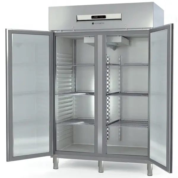Koelkast | 1404L (2/1 GN) | RVS | -2°C/+8°C | Geforceerd | Temperatuur-/Deuralarm | 1370x860x2110/2175(h)mm