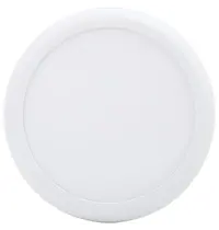 PROelektro Plafondlamp | Wit | Incl. Lichtbron (Dimbaar) | Ø220x21.5(h)mm 