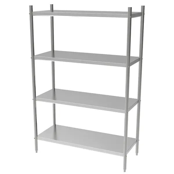 Stelling | RVS | 4 Niveaus | Diepte 500 | Hoogte 1800 | Breedte 900-1500