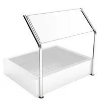 CombiSteel Glasvoorzet | CombiSteel Crushed Ice Back (COM-7013.2705) | 700(h)mm 