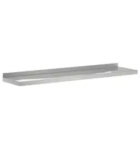 CombiSteel Wandplank | RVS | Zware Belasting | Diepte 400 | Hoogte 36 | Breedte 600-2000