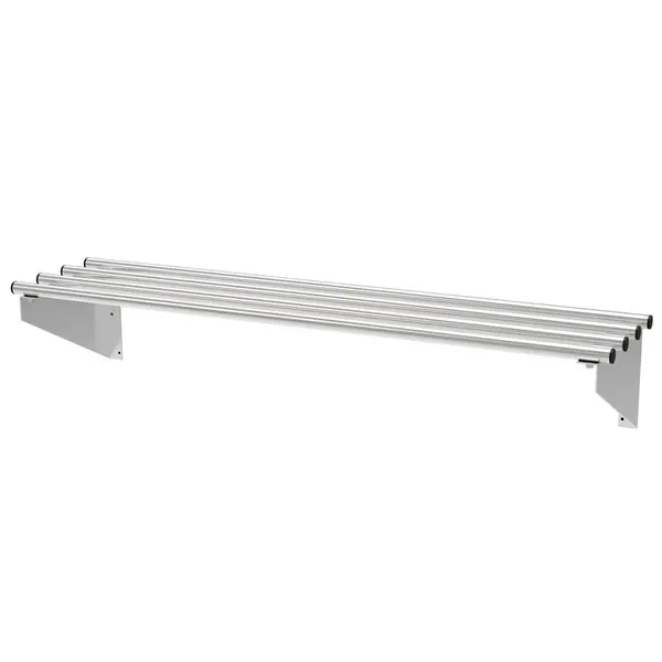 Wandrek | RVS | 1 Niveau | Diepte 300 | Hoogte 225 | Breedte 600-1800 | Incl. Wandsteunen