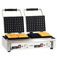 Casselin Wafelijzer | RVS | Dubbel | 3.2kW | Bakplaat 6x4 | 566x415x290(h)mm