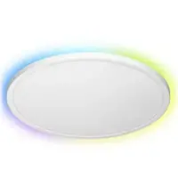 Orno Plafondlamp | ADVITI VITO | Wit | Incl. Lichtbron (Dimbaar) (App) | Ø400x25(h)mm
