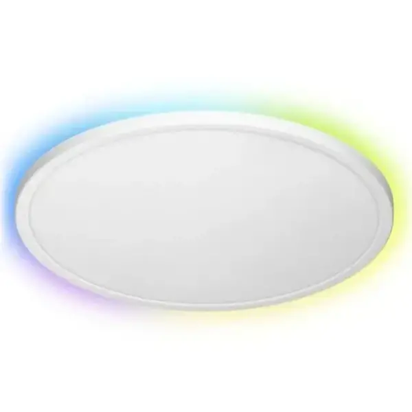 Plafondlamp | ADVITI VITO | Wit | Incl. Lichtbron (Dimbaar) (App) | Ø400x25(h)mm